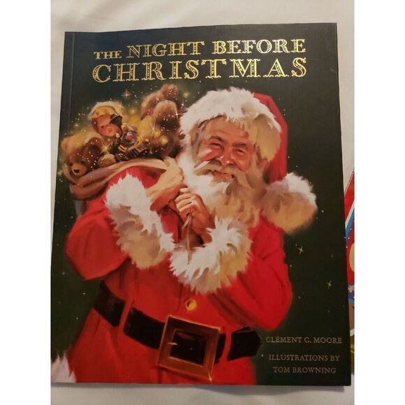 Set of Two Christmas Themed Books Paperback of The Night Before Christmas and a - Picture 3 of 9